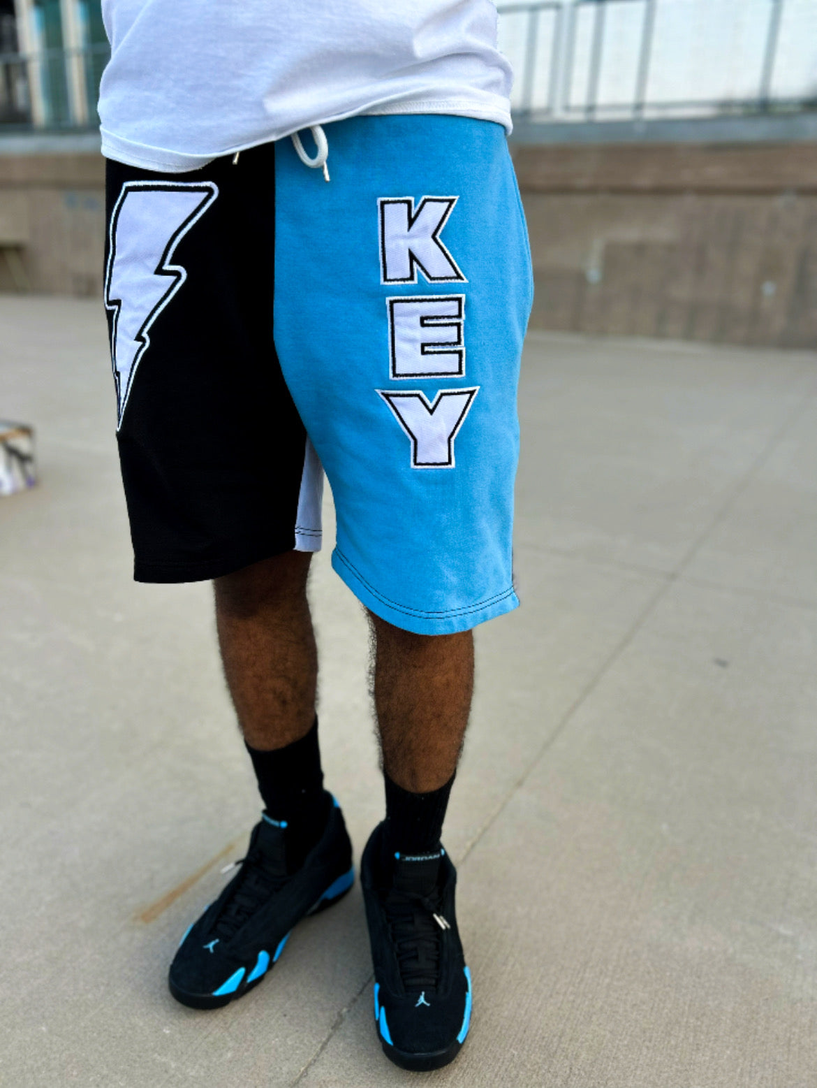 Blue Thinkers Shorts